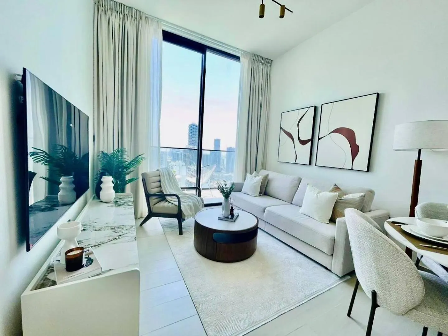 Apartment Aesthetic 1Br In Binghatti House Free Pool Gym Dubai